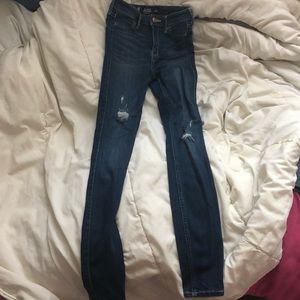 hollister high rise jeans